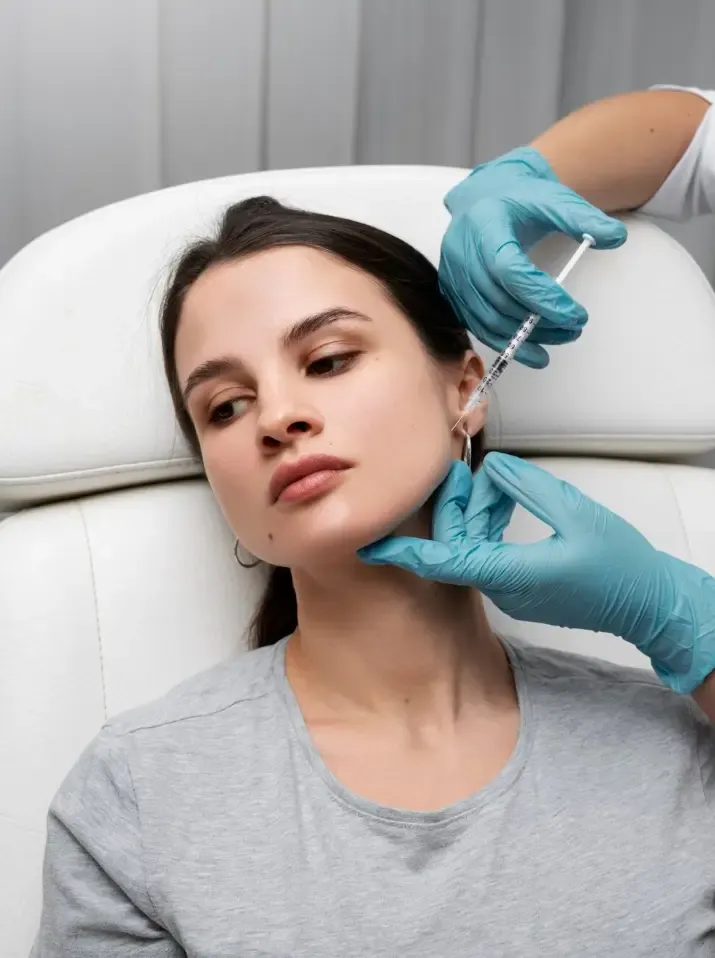 Procedimento de bioestimulador de colágeno em consultório