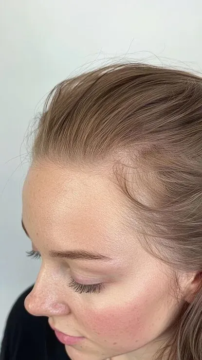 Exame do couro cabeludo para avaliação da queda de cabelo