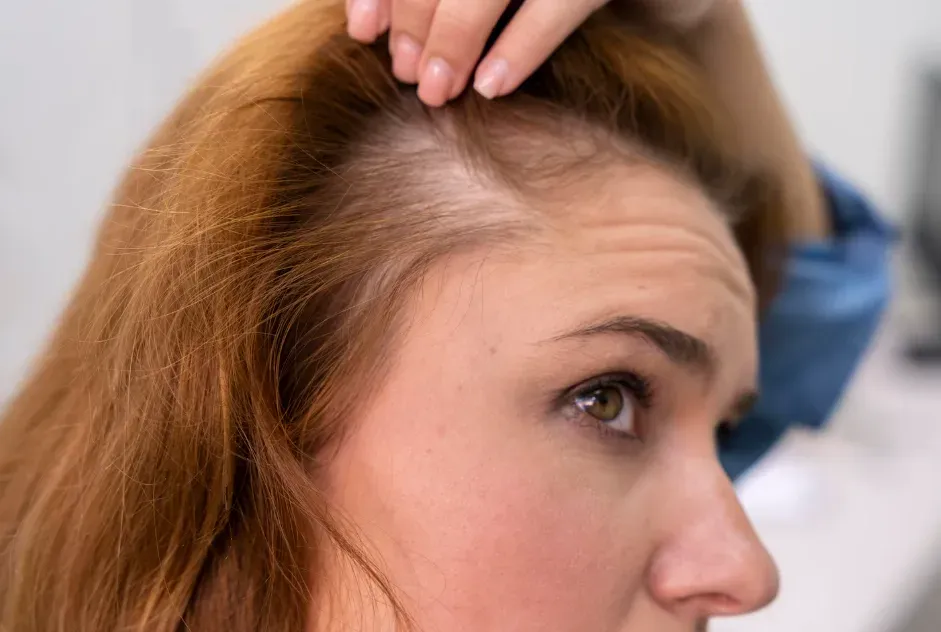 Tratamento de queda de cabelo em consultório dermatológico em Ribeirão Preto